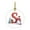 S, variant on Christmas Ornaments Christmas Tree Decorations 26 Letter Ornaments With Snowman Acrylic Christmas Initial Letters Car Ornaments Pendant Hanging Ornaments for Christmas Tree Ornament Home Party