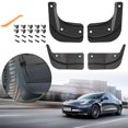 thumbnail image 4 of Wartleves Guardabarros delanteros y traseros para Tesla Model 3 (negros), nuevos. 9CI4 del Reino Unido, 4 of 6