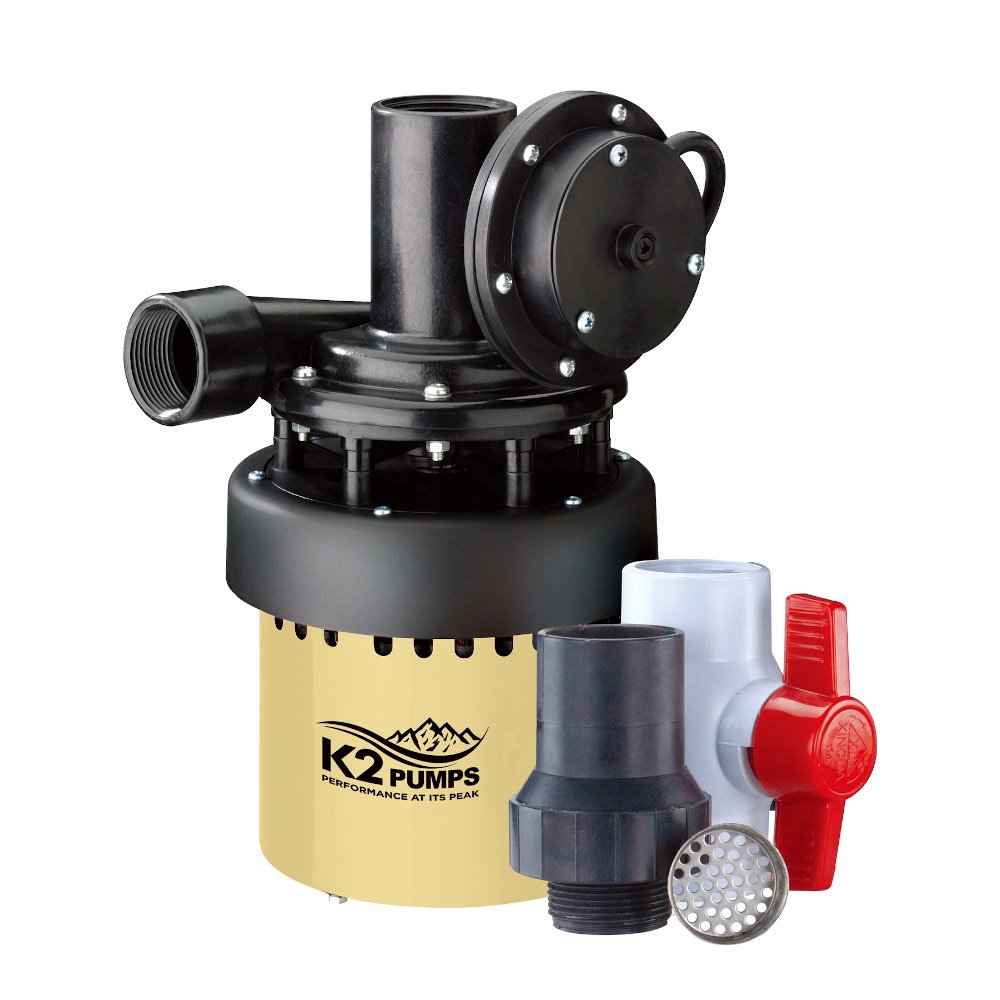 K2 Pumps UTS03301K 1/3 HP Compact Utility Sink Pump System Walmart