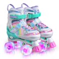 thumbnail image 1 of Patines SULIFEEL Rainbow Unicorn Light Up para niños, 1 of 8