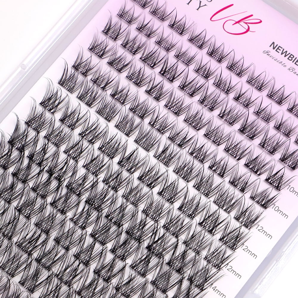 Veyesbeauty LuxeBold Cluster Black Color Lash Kit Bond & Seal Reusable Self Application at Home