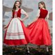 thumbnail image 4 of Carnaval Halloween Caperucita Roja para mujer disfraz de lujo abrigo largo traje espectacular Cosplay vestido de fiesta elegante, 4 of 5