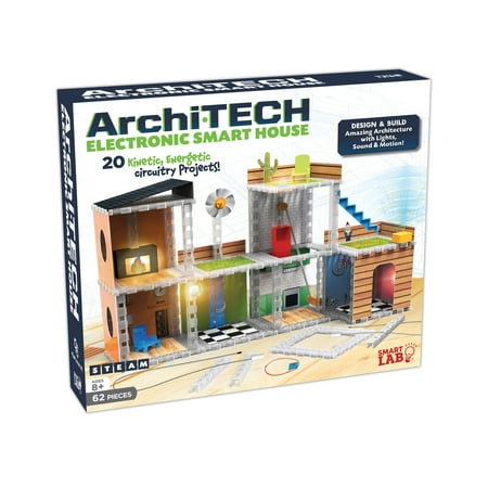 UPC: 0834509006559 | SmartLab Archi-TECH Electronic Smart House with 40 Kinetic Energetic Circuitry Projects and 62 Pieces in The Science Kit