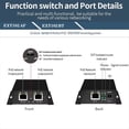 thumbnail image 2 of IEEE 802.3af/At POE Extender 1 Input 2 Output 2 Ports POE Extender&Injector 10/100/1000Mbps VLAN Max250m 30W, 2 of 4