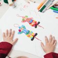 thumbnail image 2 of OULII 2Pcs Wood Clown Puppet Interactive Toy for Home Play and, 2 of 4