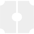thumbnail image 4 of 22"OD x 6"ID x 13"C x 1"P Locke Architectural Grade PVC Contemporary Ceiling Medallion, Two Piece, 4 of 11