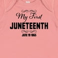 thumbnail image 4 of Inktastic My First Juneteenth June 19, 1865 Boys or Girls Baby Bodysuit, 4 of 5