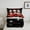 Black Red, variant on Feelyou Santa Claus 01 for Teens, Dreamy Fairy Tale Twin Comforter Sets, Christmas Reindeer Reversible Bedding Set, Lightweight Room Decor, 2pcs