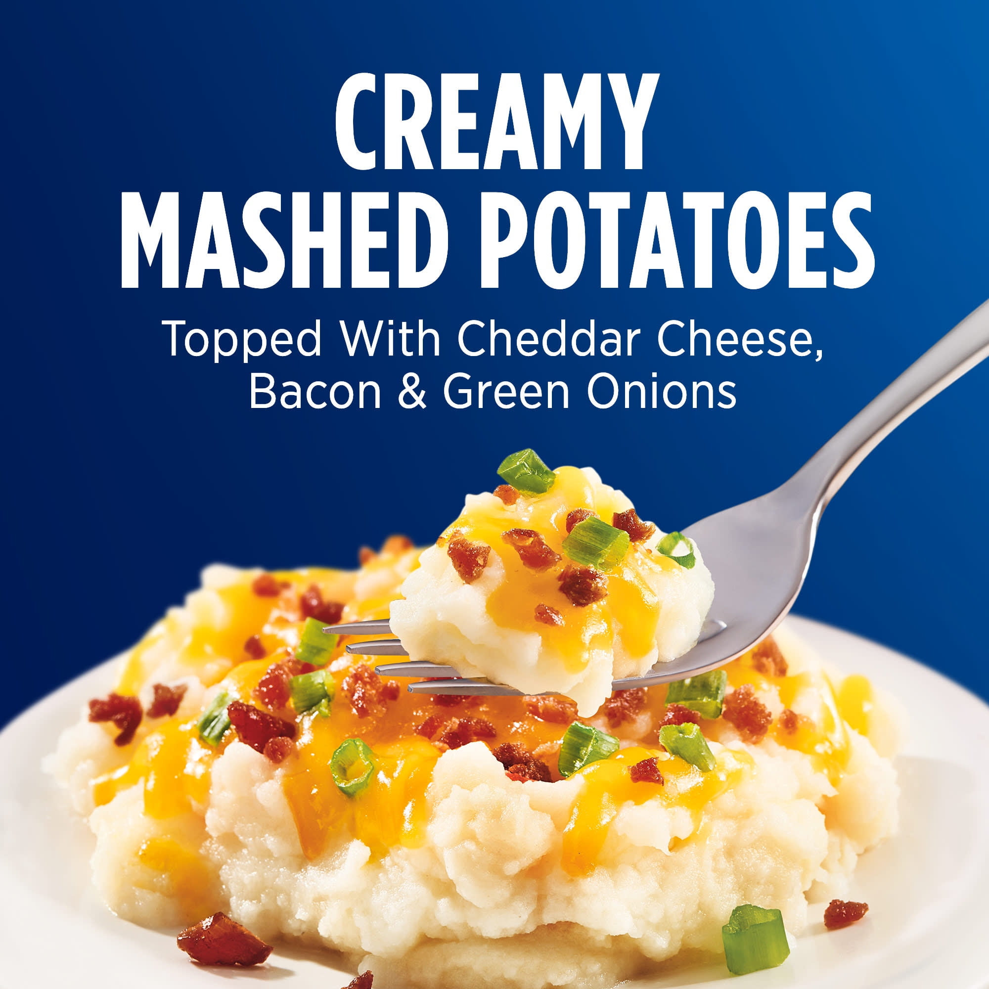 Birds Eye Loaded Mashed Potatoes, Frozen Side, 24 oz. Family Size Bag