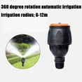 360 Degree Auto Rotating Garden Sprinkler Adjustable Full Angle Lawn ...