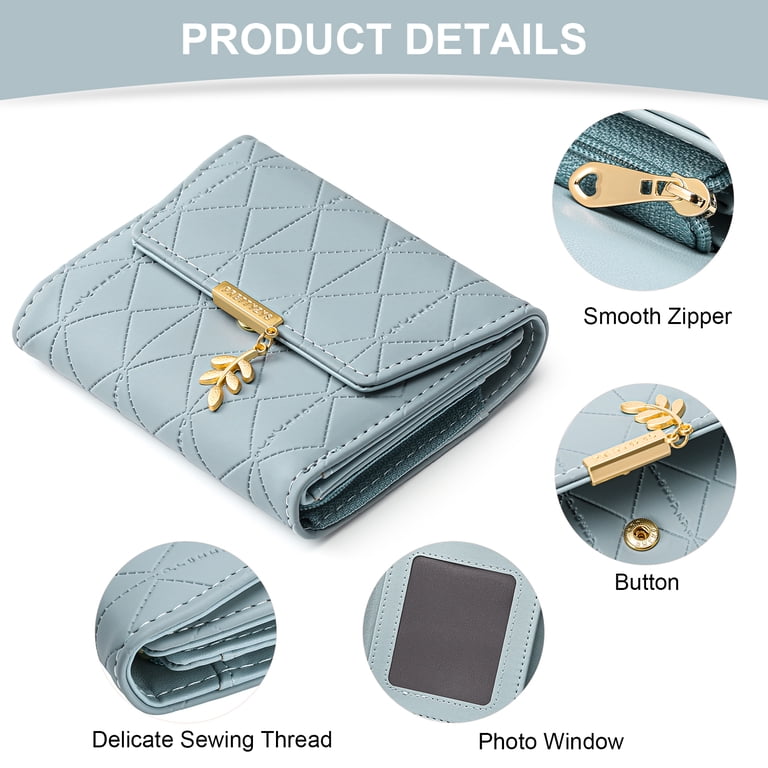 KALUNMA Bifold Leather Wallet, RFID Blocking Card Holder photo 4