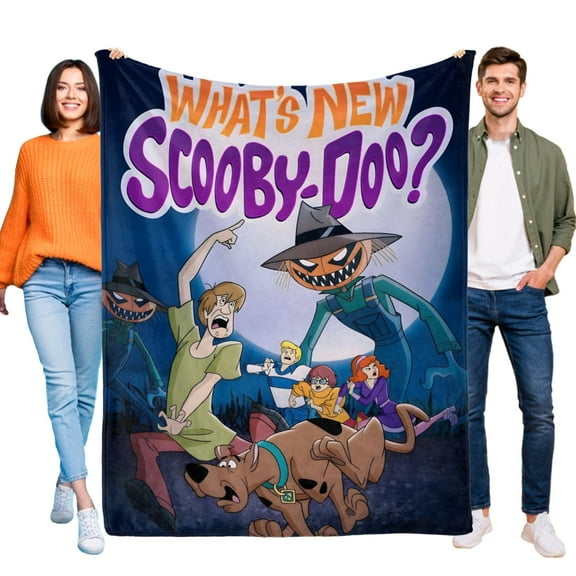 Scooby doo-Anti-Pilling Flannel Blanket Soft Lightweight Plush Fuzzy Cozy Luxury Blanket for Home and Kitchen Use – Perfect for Kids and Adults 30"*40"