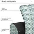 thumbnail image 4 of Faucet Mat for Kitchen Sink 30'' Sink Splash Guard Mat Super Absorbent Fast Drying Drain Pad Bluish White Block 2 Pack, 4 of 9
