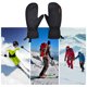 thumbnail image 4 of Guantes cálidos de invierno a prueba de viento resistentes al agua guantes de nieve mitones para exteriores, 4 of 8
