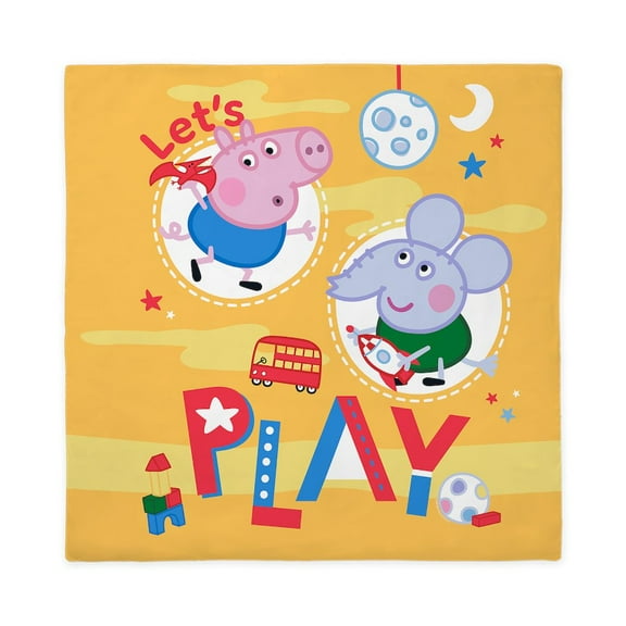 CafePress - Peppa Pig: Let's Play - Queen Duvet