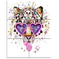 thumbnail image 2 of Design Art - Funny Leopard with Heart Glasses, 2 of 3