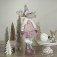 thumbnail image 2 of Northlight Standing Girl Moose Christmas Figurine - 26" - Pink and Beige, 2 of 5