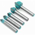 thumbnail image 1 of 5-Piece Router Bit Set with 6mm Shank for Woodworking Groove Cutting Tools, 1 of 4