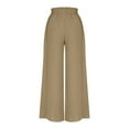 thumbnail image 7 of ABATAB Women's Summer Palazzo Pants Loose Fit Wide Leg Pants High Waist Drawstring Beach Vacation Casual Trousers with Pockets, 7 of 7