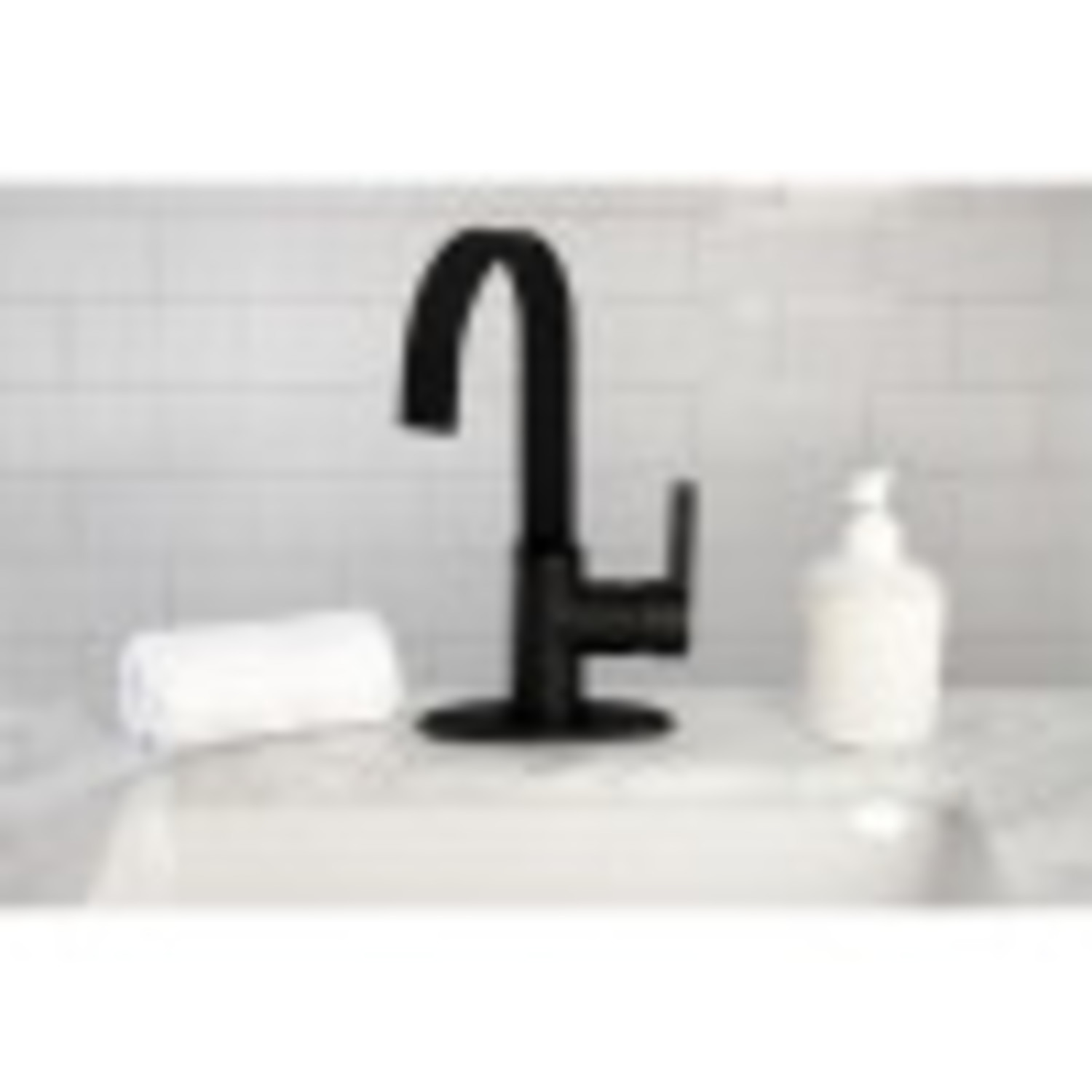 Kingston Brass LS8610CTL Continental Single-Handle Bar Faucet, Matte Black