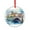 Pattern-3, variant on Dublin City Map In Watercolor Glass Christmas Ornament for Xmas Tree City Travel Souvenir Glass Round Christmas Ornament