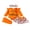 Orange Pumpkin, variant on RUINIXCW Newborn Baby Girl My First Halloween Outfit Infant Girl Fall Clothes Letters Print Long Sleeve Romper Ruffled Skirt Headband Stockings Set