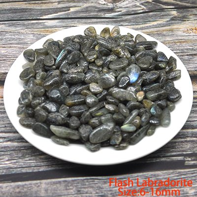 Piedras y cristales de ágata de Color Natural, grava, pequeña piedra caída, decoración de tanque, energía curativa, piedras preciosas, decoración de acuario para el hogar Tan Jianjun unisex