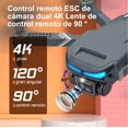 thumbnail image 2 of Mini drone Axnen 4K XT9 3 Battery con dual cámara HD 2.4GHz 3 baterías Oscuro Gris, 2 of 4