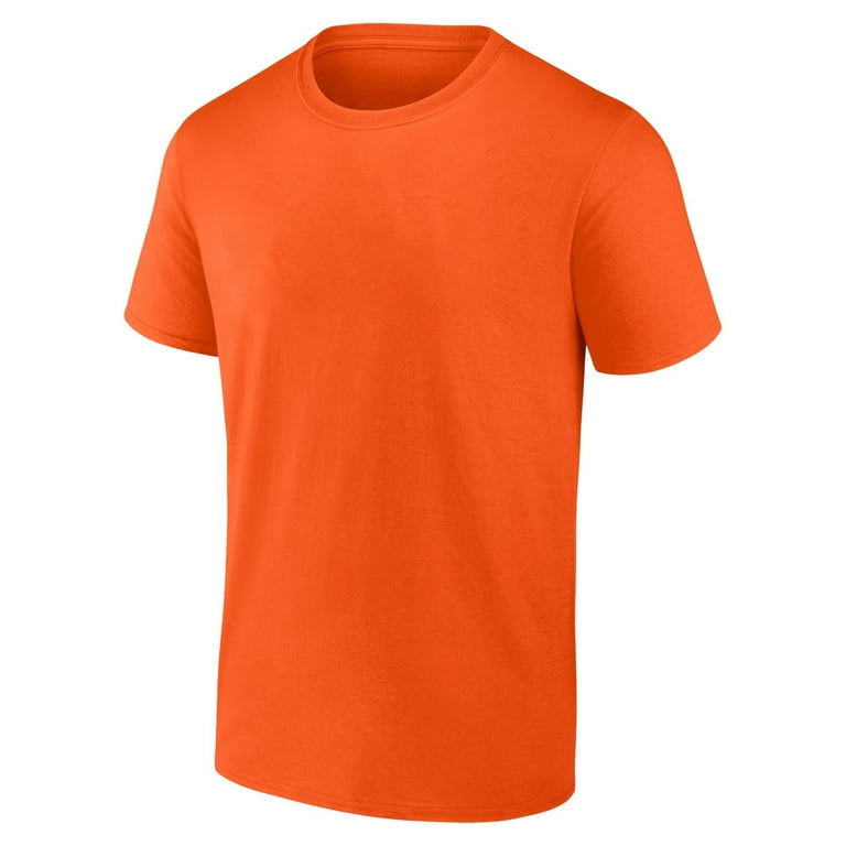 Orange blank t shirt shop