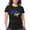 Black, variant on CafePress - Outline Ukraine Flag And Map Cracked Women's Delux - Womens Tri-blend T-Shirt