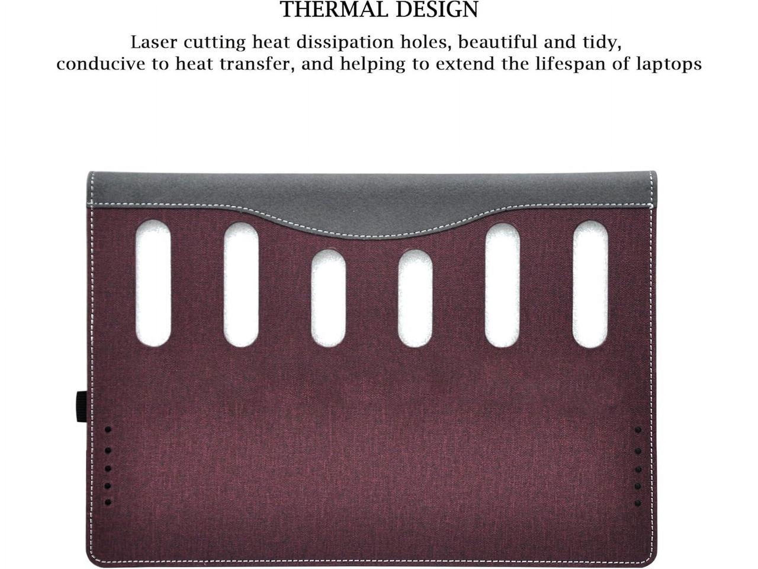 Cover Case for 13.4 inch MSI Summit E13 Flip Evo A11MT & A12MT & A13MT Laptop,PU Leather Protective Sleeve Notebook PC Bag Accessories with Pen Holder