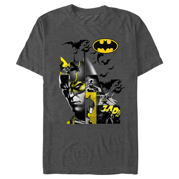 Men's Batman Dark Knight Face Collage  Graphic T-Shirt