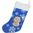 thumbnail image 2 of Carolines Treasures CK3947CS Bas de Noël Flocons de Neige d'Hiver Champagne Cockapoo, 2 of 2