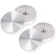thumbnail image 4 of Adaptador de disco circular de aluminio de 4 piezas para tapas de vidrio para mesas de té de vidrio, 4 of 8