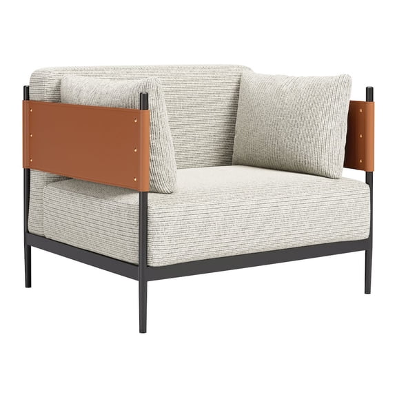 ZUO Stirbe Armchair Gray