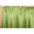 thumbnail image 2 of Shiny Satin Solid Single Curtain Panel Drapery 58 Inch Wide Lime Green, 2 of 2