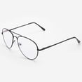 thumbnail image 2 of VITENZI Progressive Multifocal Reading Glasses Blue Light Blocking with Clear Multifocus Trifocal Lens Aviator Readers Anti Fog Scratch Milan in Gunmetal 1.50, 2 of 9