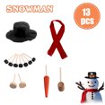 thumbnail image 2 of Apeya Christmas Snowman Decorating Making Kit Outdoor Fun Winter Holiday Party Snowman DIY Craft Kit Decoration Gift for Kids Family Activity Winter Toys, 2 of 6