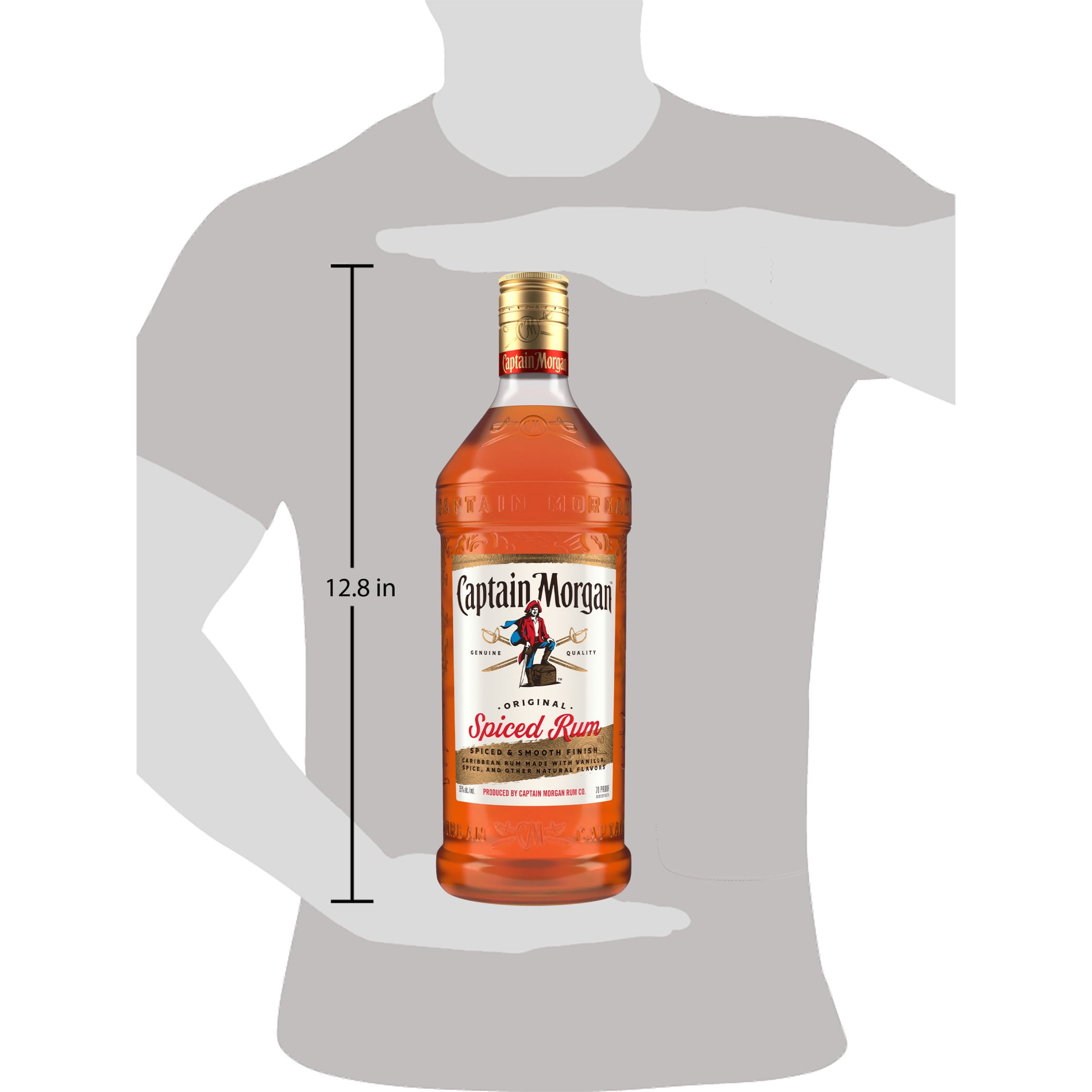 Captain Morgan, Original Spiced Rum, 750 ml Bottle, Caribbean