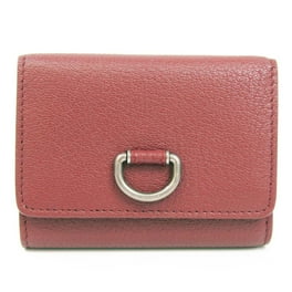 Burberry Bright Red D ring Leather Pouch with Zip Coin Case Walmart