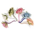 thumbnail image 3 of 6 pinzas de cocodrilo con forma de rosa: broches de rosas mexicanas, alfileres, pinzas para el pelo con diseño floral de cocodrilo, accesorios para mujeres y niñas., 3 of 8