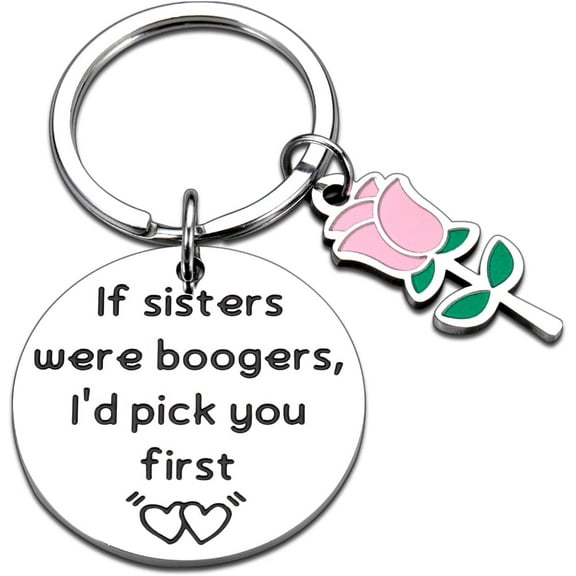 Valentines Day Gifts for Sisters, Valentines Day Gifts for Her, Funny Best Friend Keychain, Sister Birthday Gifts, Sisters Gifts from Sister, Big Sister Gifts, Friendship Gifts for Women