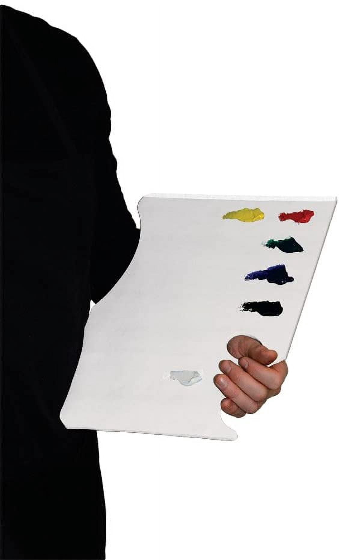 New Wave Art Disposable Bleed Proof Paper Paint Palette, 40 Sheets, 11in x 16in, White