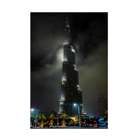 Anas K.Siddiqui 'Burj Khalifa' Canvas Art