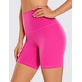 thumbnail image 2 of CRZ YOGA Super High Waisted Butterluxe Womens Biker Shorts 6 Inches, 2 of 4