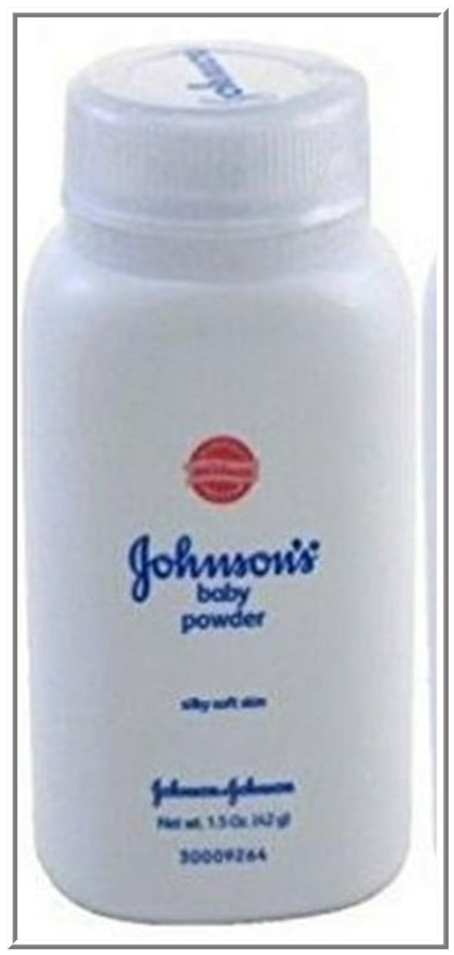 Johnsons Baby Powder Original Travel Size 1.5oz (Pack Of 3)