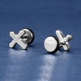 thumbnail image 4 of Unisex Stainless Ear Studs Ears Jewelry Salvador Oído del perno prisionero, 4 of 7