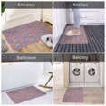 thumbnail image 3 of Cute Orange Fruit Door Mat for Indoor, Welcome Door Mats Front Entrance Rug, Non-Slip Bathroom kitchen Rugs for Inside Floor, Small Rug Dog Door Mat 20X31.5 Inch, 3 of 5