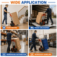 thumbnail image 4 of RXFSP Ergonomic Electric Stair Climbing Hand Truck, 880lb Capacity, 1200W Motor, Folding Motorized Dolly Cart, 4 of 11