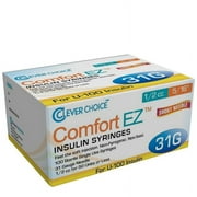 Clever Choice Comfort EZ Syringes 0.5cc 8mm 31g